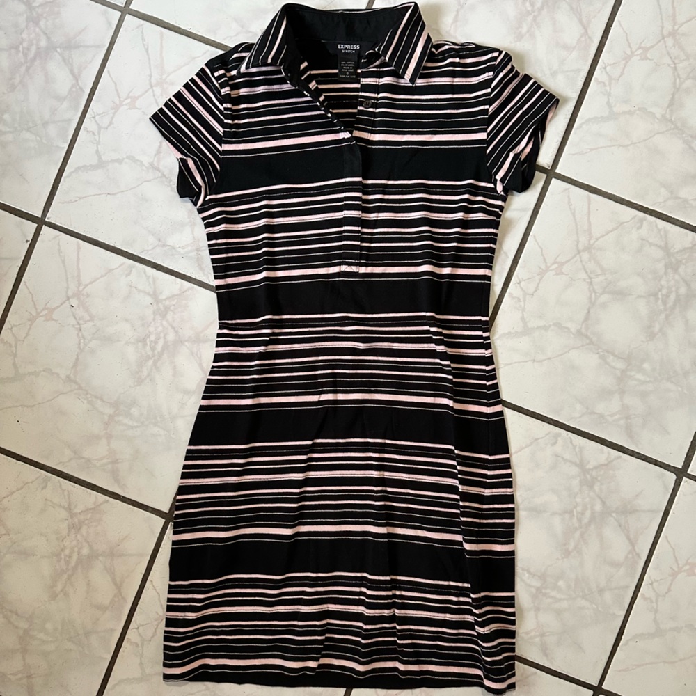 Express striped dress